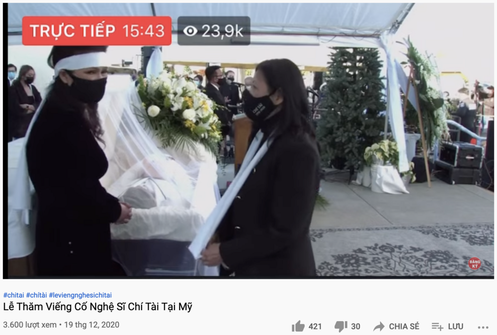 Sau cố NS Chí Tài, hàng loạt video giả tang lễ Vân Quang Long xuất hiện ồ ạt trên YouTube 4