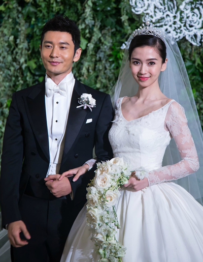 Giữa ồn ào với tình cũ, Huỳnh Hiểu Minh lại bị lộ bí mật với Triệu Vy trong đám cưới với Angela Baby 1