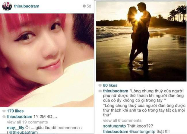 Netizen 'đào mộ' lại dòng ẩn ý về lòng chung thủy của Thiều Bảo Trâm giữa nghi vấn chia tay Sơn Tùng 1 Netizen 'đào mộ' lại dòng ẩn ý về lòng chung thủy của Thiều Bảo Trâm giữa nghi vấn chia tay Sơn Tùng 1