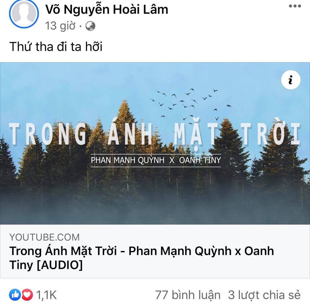Hoài Lâm có hành động khó hiểu, tâm trạng bất ổn sau hơn nửa năm ly hôn 2 Hoài Lâm có hành động khó hiểu, tâm trạng bất ổn sau hơn nửa năm ly hôn 2