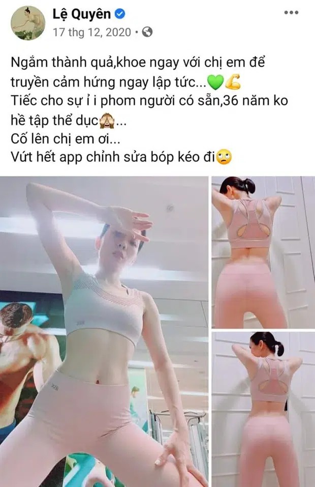 Vừa khoe ảnh mới, Lệ Quyên đã bị soi điểm mâu thuẫn với quá khứ 3 Vừa khoe ảnh mới, Lệ Quyên đã bị soi điểm mâu thuẫn với quá khứ 3