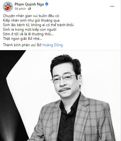 Bảo Thanh, Quốc Trường và nhiều sao Việt tiếc thương khi hay tin NSND Hoàng Dũng qua đời 9 Bảo Thanh, Quốc Trường và nhiều sao Việt tiếc thương khi hay tin NSND Hoàng Dũng qua đời 9