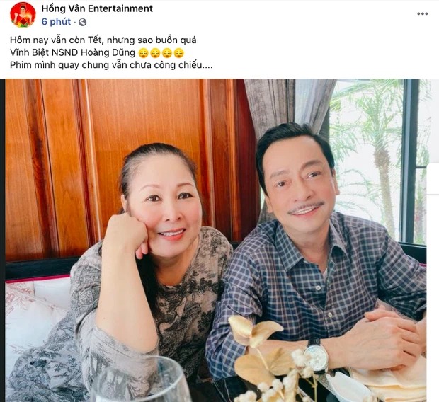 Bảo Thanh, Quốc Trường và nhiều sao Việt tiếc thương khi hay tin NSND Hoàng Dũng qua đời 4 Bảo Thanh, Quốc Trường và nhiều sao Việt tiếc thương khi hay tin NSND Hoàng Dũng qua đời 4