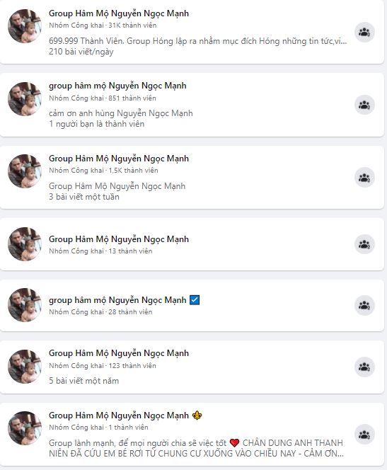 Nhanh như chớp, xuất hiện hơn 20 nhóm hâm mộ 'người hùng' cứu cháu bé rơi từ tầng 12 ở Hà Nội 4 Nhanh như chớp, xuất hiện hơn 20 nhóm hâm mộ 'người hùng' cứu cháu bé rơi từ tầng 12 ở Hà Nội 4