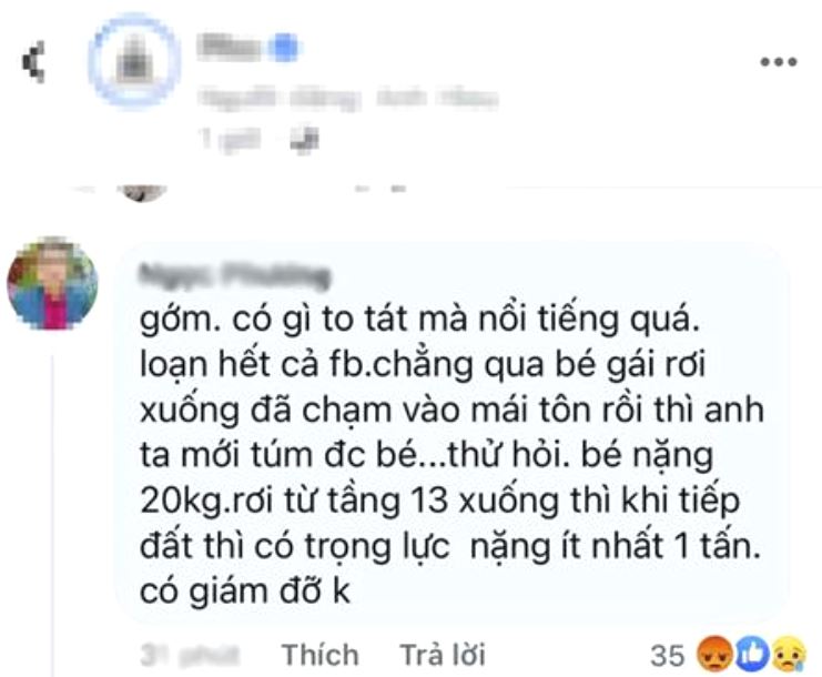 Xuất hiện một Facebooker nói hành động của Nguyễn Ngọc Mạnh cứu bé gái 'chẳng có gì to tát' 4