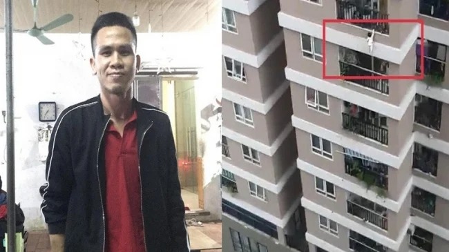 'Người hùng' Nguyễn Ngọc Mạnh băng bó tay phải vì chấn thương sau pha cứu cháu bé rơi từ tầng 13 chung cư 3 'Người hùng' Nguyễn Ngọc Mạnh băng bó tay phải vì chấn thương sau pha cứu cháu bé rơi từ tầng 13 chung cư 3