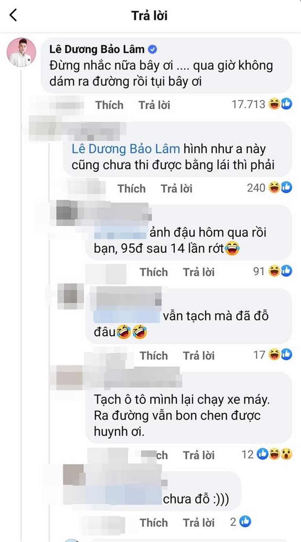 'Thánh livestream' Lê Dương Bảo Lâm không dám ra đường vì thi trượt giấy phép lái xe 14 lần 2 'Thánh livestream' Lê Dương Bảo Lâm không dám ra đường vì thi trượt giấy phép lái xe 14 lần 2