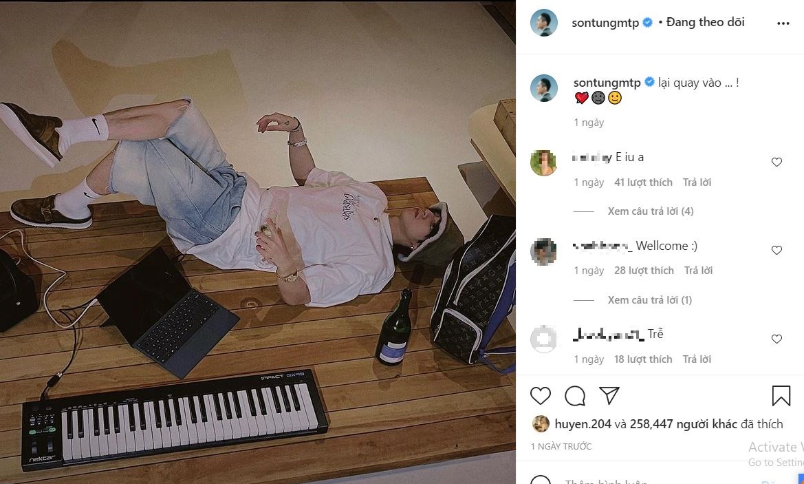 Sơn Tùng nằm vật vã dưới sàn giữa lúc Thiều Bảo Trâm được 'đẩy thuyền' với Tuấn Trần 3 Sơn Tùng nằm vật vã dưới sàn giữa lúc Thiều Bảo Trâm được 'đẩy thuyền' với Tuấn Trần 3