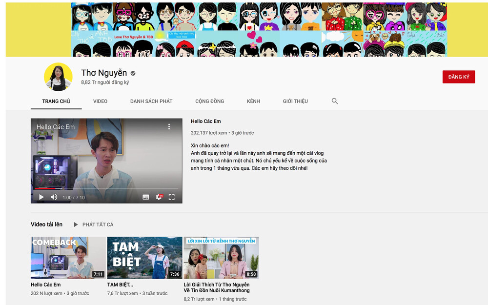 Sở TT&TT tỉnh Bình Dương thông tin về việc kênh YouTube Thơ Nguyễn hoạt động trở lại 1 Sở TT&TT tỉnh Bình Dương thông tin về việc kênh YouTube Thơ Nguyễn hoạt động trở lại 1