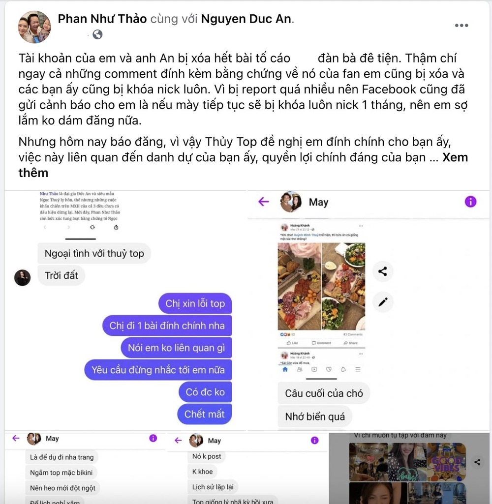 Thái độ của Phan Như Thảo trước tin đồn chồng đại gia có mối quan hệ mờ ám với hotgirl Thủy Top 2 Thái độ của Phan Như Thảo trước tin đồn chồng đại gia có mối quan hệ mờ ám với hotgirl Thủy Top 2