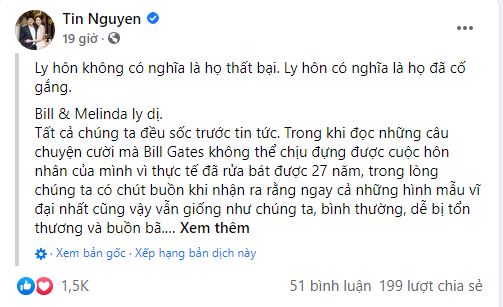Chồng đại gia của Đặng Thu Thảo chia sẻ ẩn ý về chuyện ly hôn khiến CĐM dậy sóng 1 Chồng đại gia của Đặng Thu Thảo chia sẻ ẩn ý về chuyện ly hôn khiến CĐM dậy sóng 1