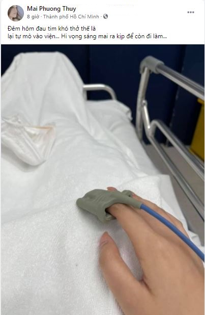 Mai Phương Thúy liên tục để lộ sức khỏe báo động khi nhập viện nửa đêm 1 Mai Phương Thúy liên tục để lộ sức khỏe báo động khi nhập viện nửa đêm 1