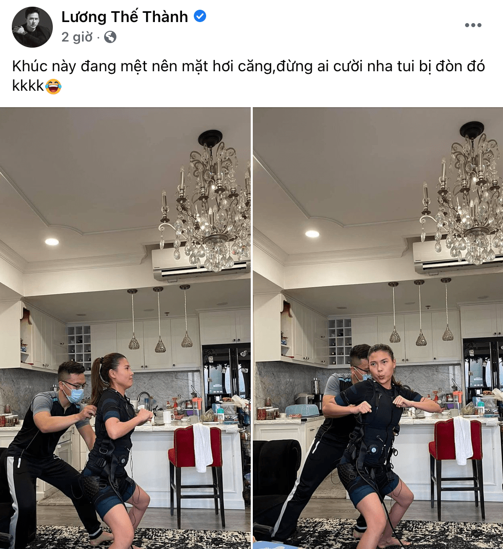 Lương Thế Thành gây bất ngờ khi đăng ảnh 'dìm hàng' vợ không thương tiếc 1 Lương Thế Thành gây bất ngờ khi đăng ảnh 'dìm hàng' vợ không thương tiếc 1