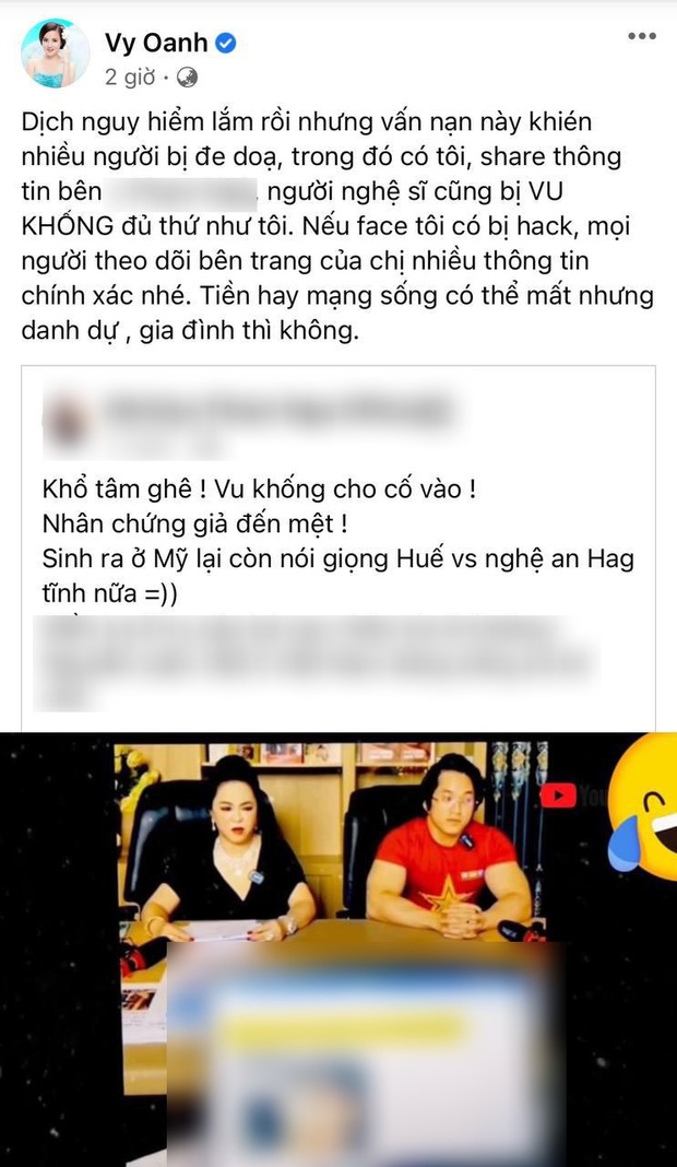Vy Oanh tiếp tục có động thái nghi 'đá xoáy' vợ đại gia Dũng 'lò vôi' 1 Vy Oanh tiếp tục có động thái nghi 'đá xoáy' vợ đại gia Dũng 'lò vôi' 1
