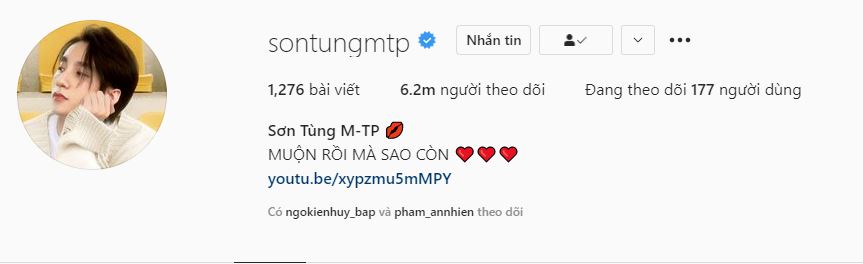 Luôn đứng đầu trong các BXH, không ngờ Sơn Tùng cũng có lúc 'thất thế' trước nhân vật này 7 Luôn đứng đầu trong các BXH, không ngờ Sơn Tùng cũng có lúc 'thất thế' trước nhân vật này 7