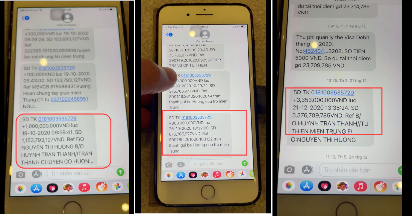 Trấn Thành tiết lộ khoản tiền cứu trợ không gửi cho Thủy Tiên, mẹ Hồ Ngọc Hà vào 'minh oan' 4 Trấn Thành tiết lộ khoản tiền cứu trợ không gửi cho Thủy Tiên, mẹ Hồ Ngọc Hà vào 'minh oan' 4
