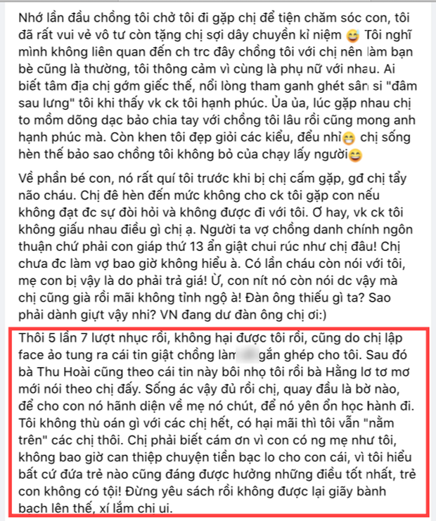 Vy Oanh bất ngờ ẩn ý 'có tật giật mình' sau khi 'dằn mặt' bà Phương Hằng cùng vợ cũ của chồng 4 Vy Oanh bất ngờ ẩn ý 'có tật giật mình' sau khi 'dằn mặt' bà Phương Hằng cùng vợ cũ của chồng 4