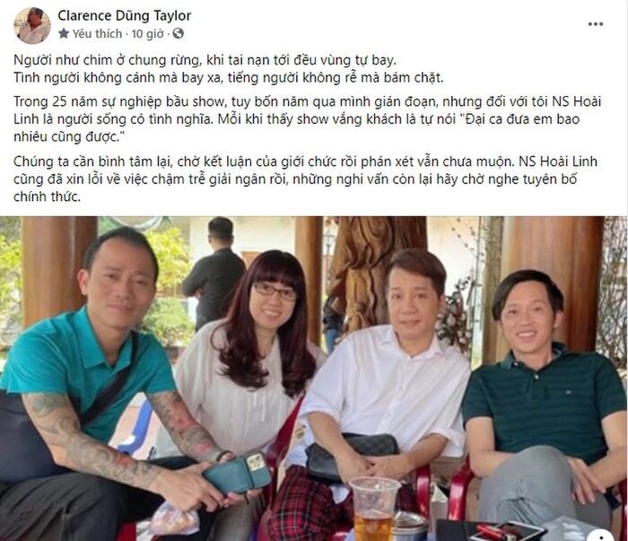 Mỉa mai bà Phương Hằng 'trẻ trâu', chồng Thu Phương lại tiết lộ con người thật của Hoài Linh 1 Mỉa mai bà Phương Hằng 'trẻ trâu', chồng Thu Phương lại tiết lộ con người thật của Hoài Linh 1