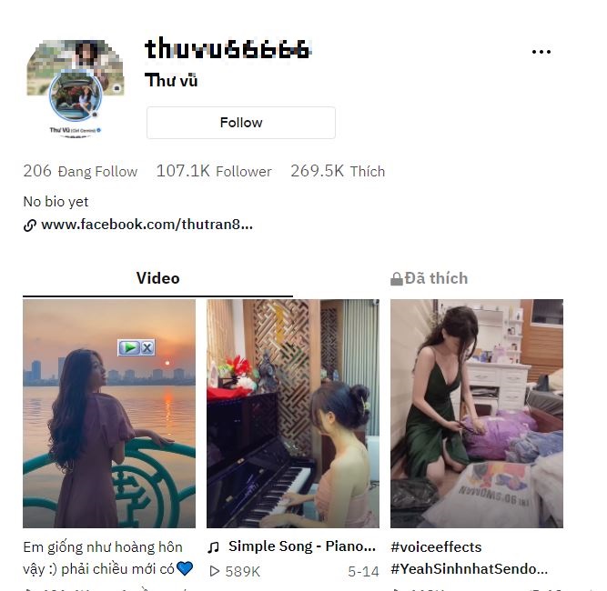 Kênh TikTok của diễn viên 'Về nhà đi con' Anh Thư có lượng theo dõi tăng chóng mặt 4 Kênh TikTok của diễn viên 'Về nhà đi con' Anh Thư có lượng theo dõi tăng chóng mặt 4