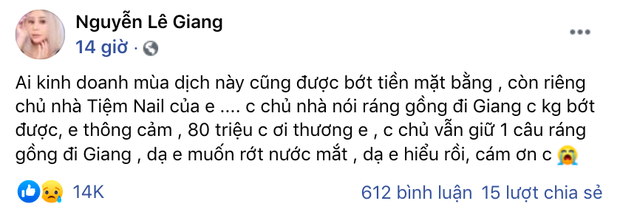 Nữ danh hài được Hoài Linh hỏi cưới gặp vận đen, sao Việt liên tục động viên 1 Nữ danh hài được Hoài Linh hỏi cưới gặp vận đen, sao Việt liên tục động viên 1