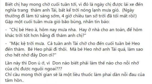Thắt lòng dòng tâm sự nghẹn ngào của bà xã cố NS Chí Tài: Đau đớn người ở lại! 1 Thắt lòng dòng tâm sự nghẹn ngào của bà xã cố NS Chí Tài: Đau đớn người ở lại! 1