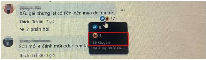 Lệ Quyên đáp trả sâu cay khi bị mỉa mai 'xấu gái nhưng có tiền cua được trai trẻ' 1 Lệ Quyên đáp trả sâu cay khi bị mỉa mai 'xấu gái nhưng có tiền cua được trai trẻ' 1