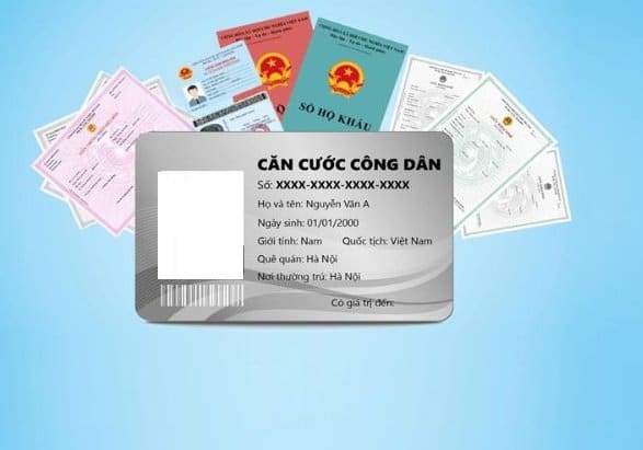 Thẻ CCCD gắn chip tiến tới đồng bộ hóa các giấy tờ trên cơ sở dữ liệu quốc gia về dân cư. Ảnh: Internet