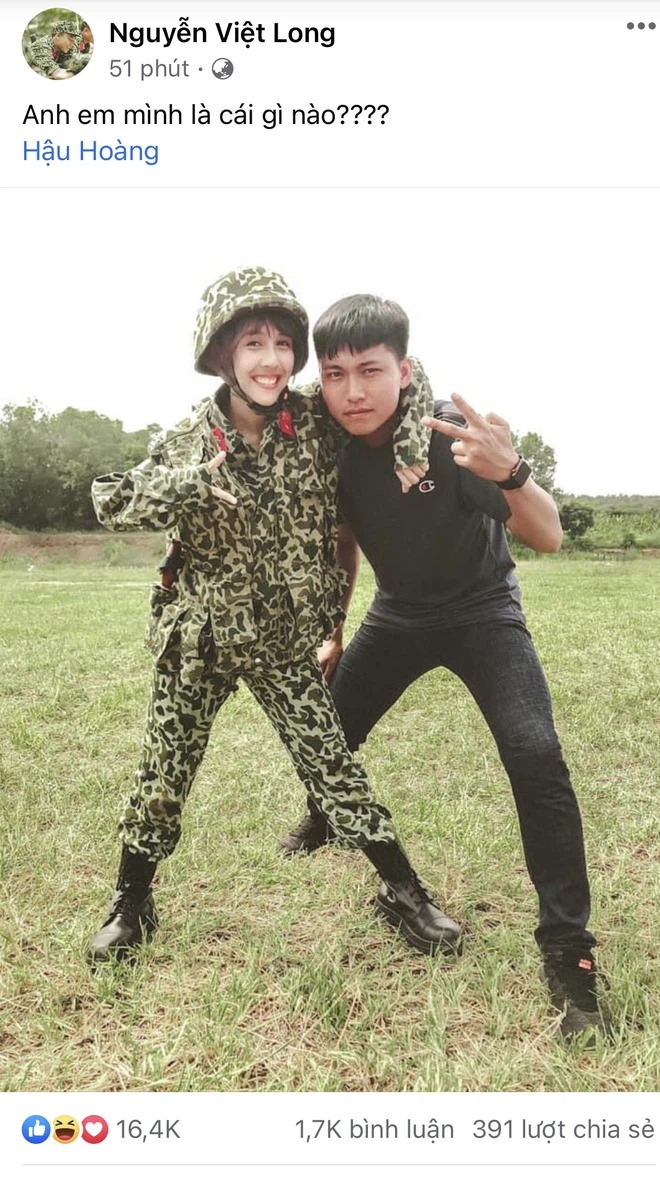 Vừa khoe ảnh mới, mũi trưởng Long đã bị Hậu Hoàng 'dằn mặt' khiến dân tình sửng sốt 5 Vừa khoe ảnh mới, mũi trưởng Long đã bị Hậu Hoàng 'dằn mặt' khiến dân tình sửng sốt 5