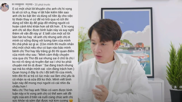 Vừa mới 'hiện hồn' trên Youtube, video của Thơ Nguyễn đã nhận về nghìn lượt dislike 6 Vừa mới 'hiện hồn' trên Youtube, video của Thơ Nguyễn đã nhận về nghìn lượt dislike 6