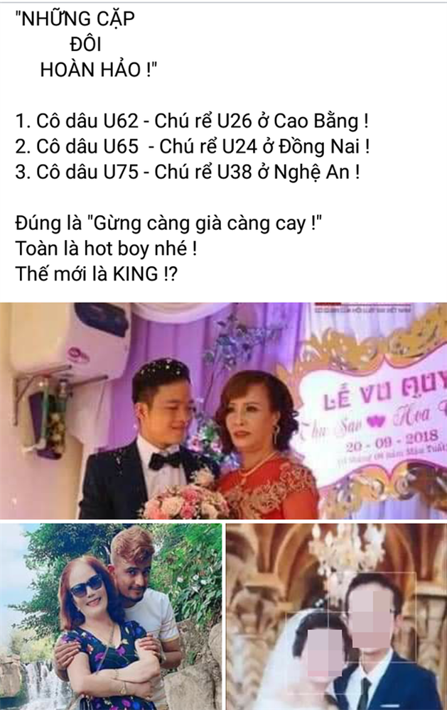 Sự thực cô dâu 72 tuổi chụp ảnh cưới với chú rể 38 tuổi gây xôn xao ở Nghệ An 2