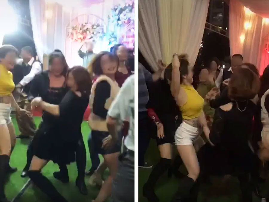 Hội mẹ chồng thời 4.0 'quẩy' như dancer chuyên nghiệp trong đám cưới gây tranh cãi 3 Hội mẹ chồng thời 4.0 'quẩy' như dancer chuyên nghiệp trong đám cưới gây tranh cãi 3