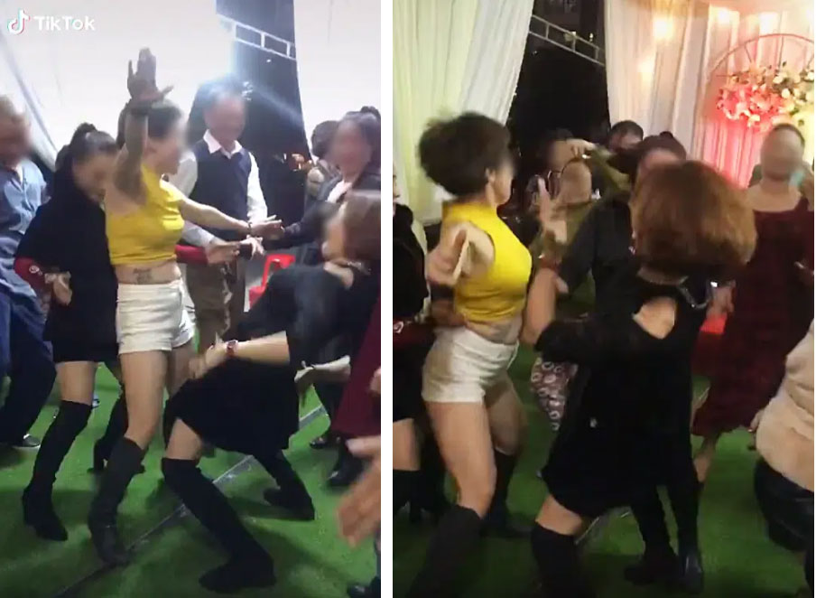 Hội mẹ chồng thời 4.0 'quẩy' như dancer chuyên nghiệp trong đám cưới gây tranh cãi 2 Hội mẹ chồng thời 4.0 'quẩy' như dancer chuyên nghiệp trong đám cưới gây tranh cãi 2