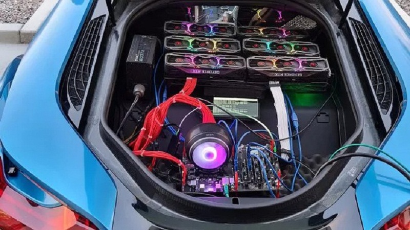 Tin tức công nghệ ngày 28/1: Dân chơi lắp dàn ‘trâu cày' tiền ảo trên BMW i8 1 Tin tức công nghệ ngày 28/1: Dân chơi lắp dàn ‘trâu cày' tiền ảo trên BMW i8 1