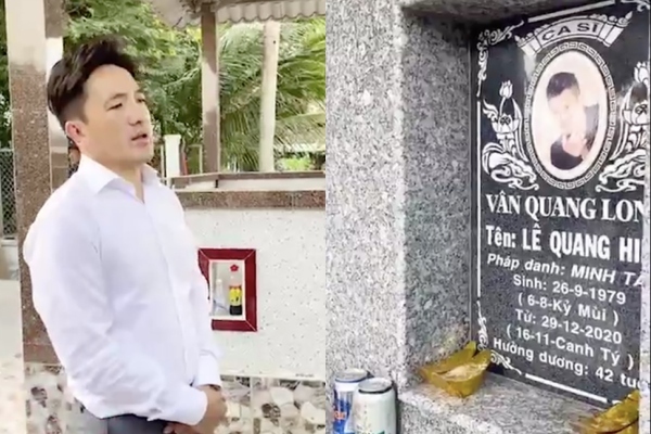 Về thăm mộ Vân Quang Long, Dương Ngọc Thái có nghĩa cử khiến bạn thân yên tâm an nghỉ 1 Về thăm mộ Vân Quang Long, Dương Ngọc Thái có nghĩa cử khiến bạn thân yên tâm an nghỉ 1