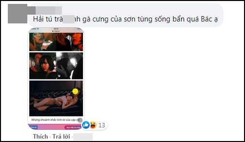 Tràn vào Facebook mẹ Sơn Tùng để lại nhiều ảnh 'thiếu vải' của Hải Tú, antifan gây phẫn nộ 4