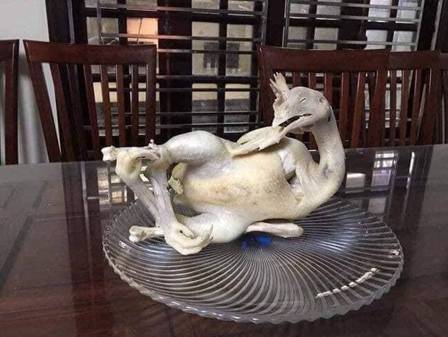 Hội gái đoảng khoe loạt tác phẩm gà luộc cúng giao thừa khiến dân tình không thể nhịn cười 9 Hội gái đoảng khoe loạt tác phẩm gà luộc cúng giao thừa khiến dân tình không thể nhịn cười 9