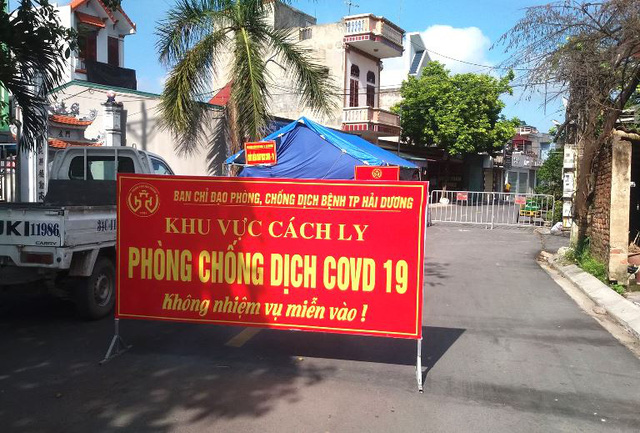 Hải Dương áp dụng biện pháp mạnh tại khu vực đang bị cách ly, phong tỏa 2 Hải Dương áp dụng biện pháp mạnh tại khu vực đang bị cách ly, phong tỏa 2