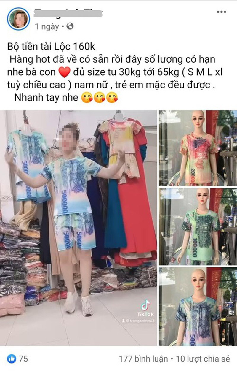 Bán quần áo in hình tiền Việt Nam có vi phạm pháp luật không? 1