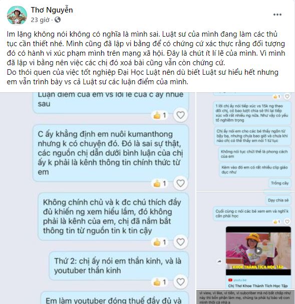 Động thái của YouTuber Thơ Nguyễn sau khi bị chỉ trích dữ dội vì cho búp bê uống nước ngọt để 'xin vía học giỏi' 3