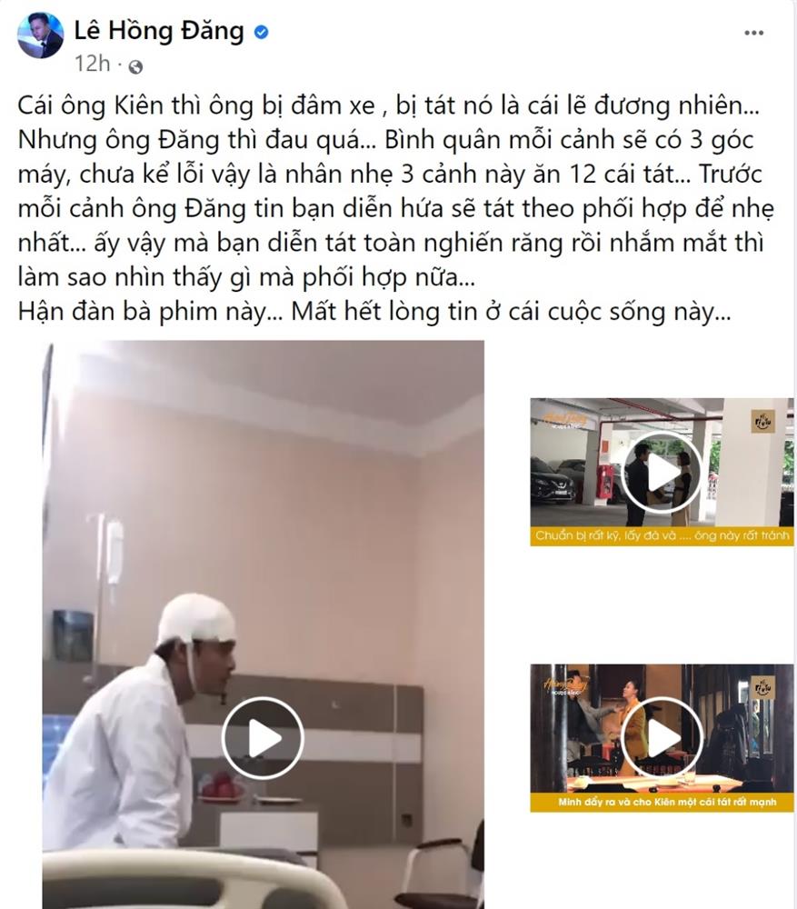 Hướng dương ngược nắng: 'Chàng trai vàng trong làng ăn tát' ôm hận khi liên tục bị bạn diễn cho ăn tát 4 Hướng dương ngược nắng: 'Chàng trai vàng trong làng ăn tát' ôm hận khi liên tục bị bạn diễn cho ăn tát 4