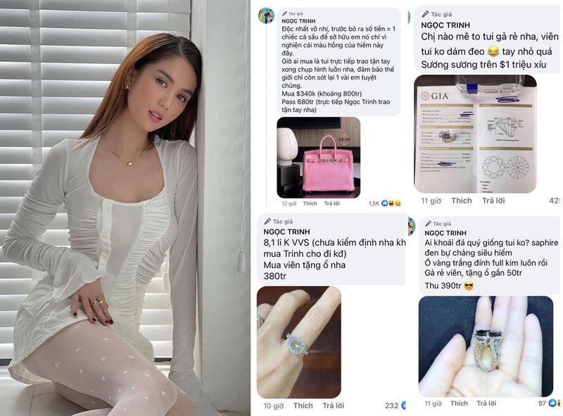 Ngọc Trinh chốt sổ chương trình 'flash sale' hàng hiệu tiền tỷ gây bão MXH, hứa hẹn một minigame hấp dẫn 1 Ngọc Trinh chốt sổ chương trình 'flash sale' hàng hiệu tiền tỷ gây bão MXH, hứa hẹn một minigame hấp dẫn 1