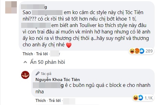 Tóc Tiên đăng hình đỏ rực liền bị fan nhắc nhở: 'Anh Hoàng Touliver không thích style này đâu' 3 Tóc Tiên đăng hình đỏ rực liền bị fan nhắc nhở: 'Anh Hoàng Touliver không thích style này đâu' 3