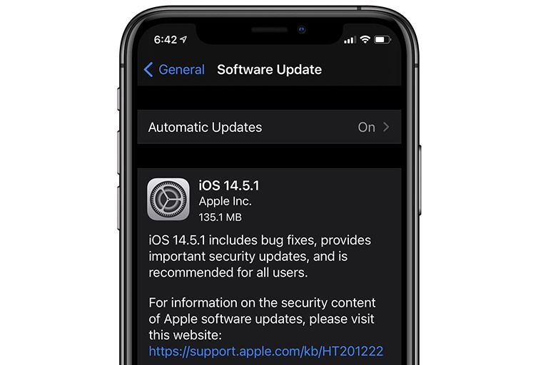 Apple tung ra bản vá iOS 14.5.1, người dùng iPhone cần cập nhật ngay nếu không muốn bị chiếm quyền kiểm soát 2