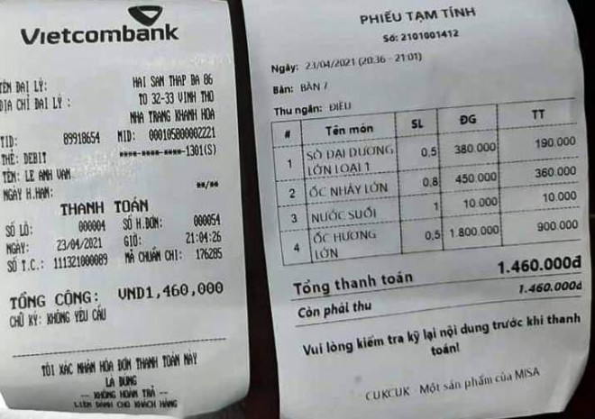 Bán 3,5 triệu đồng/kg tôm hùm cho du khách, nhà hàng ở Nha Trang bị xử lý 3