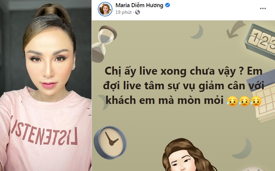 Diễm Hương, Hằng 'Túi' than ế ẩm, phải né sóng vì dân tình chỉ xem cô Phương Hằng livestream 6 Diễm Hương, Hằng 'Túi' than ế ẩm, phải né sóng vì dân tình chỉ xem cô Phương Hằng livestream 6