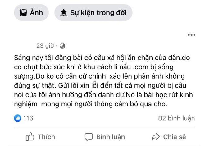 Bắc Giang xử phạt thanh niên tung tin bị cán bộ quản lý 'ăn chặn' suất ăn trong khu cách ly 1 Bắc Giang xử phạt thanh niên tung tin bị cán bộ quản lý 'ăn chặn' suất ăn trong khu cách ly 1
