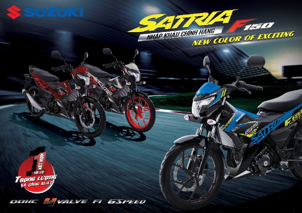 Lác mắt với Suzuki Satria 2021 phiên bản mới vượt mặt Yamaha Exciter 155 2 Lác mắt với Suzuki Satria 2021 phiên bản mới vượt mặt Yamaha Exciter 155 2
