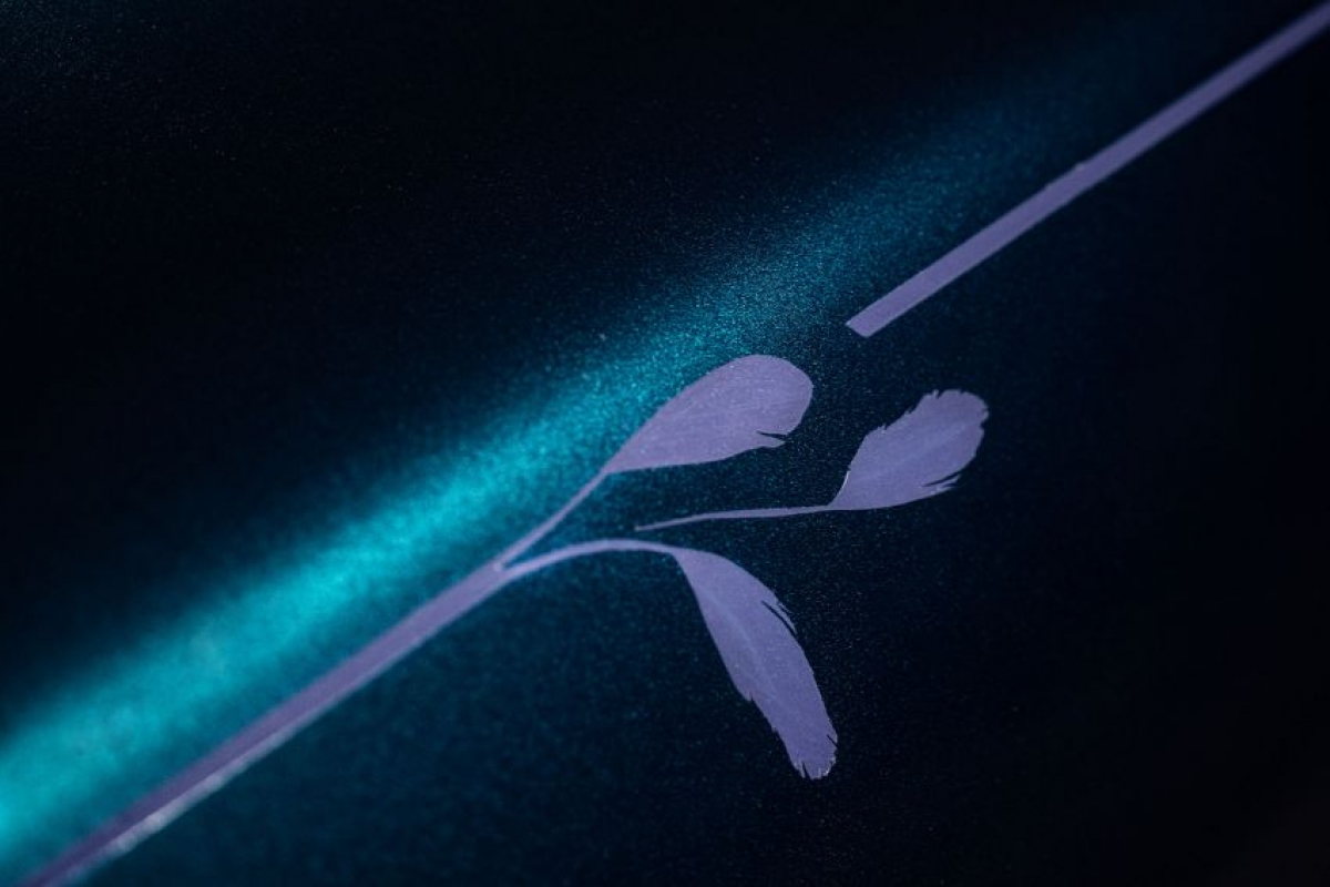 Cận cảnh tuyệt phẩm Roll-Royce Phantom Iridescent Opulence với 3.000 chiếc lông vũ 4 Cận cảnh tuyệt phẩm Roll-Royce Phantom Iridescent Opulence với 3.000 chiếc lông vũ 4