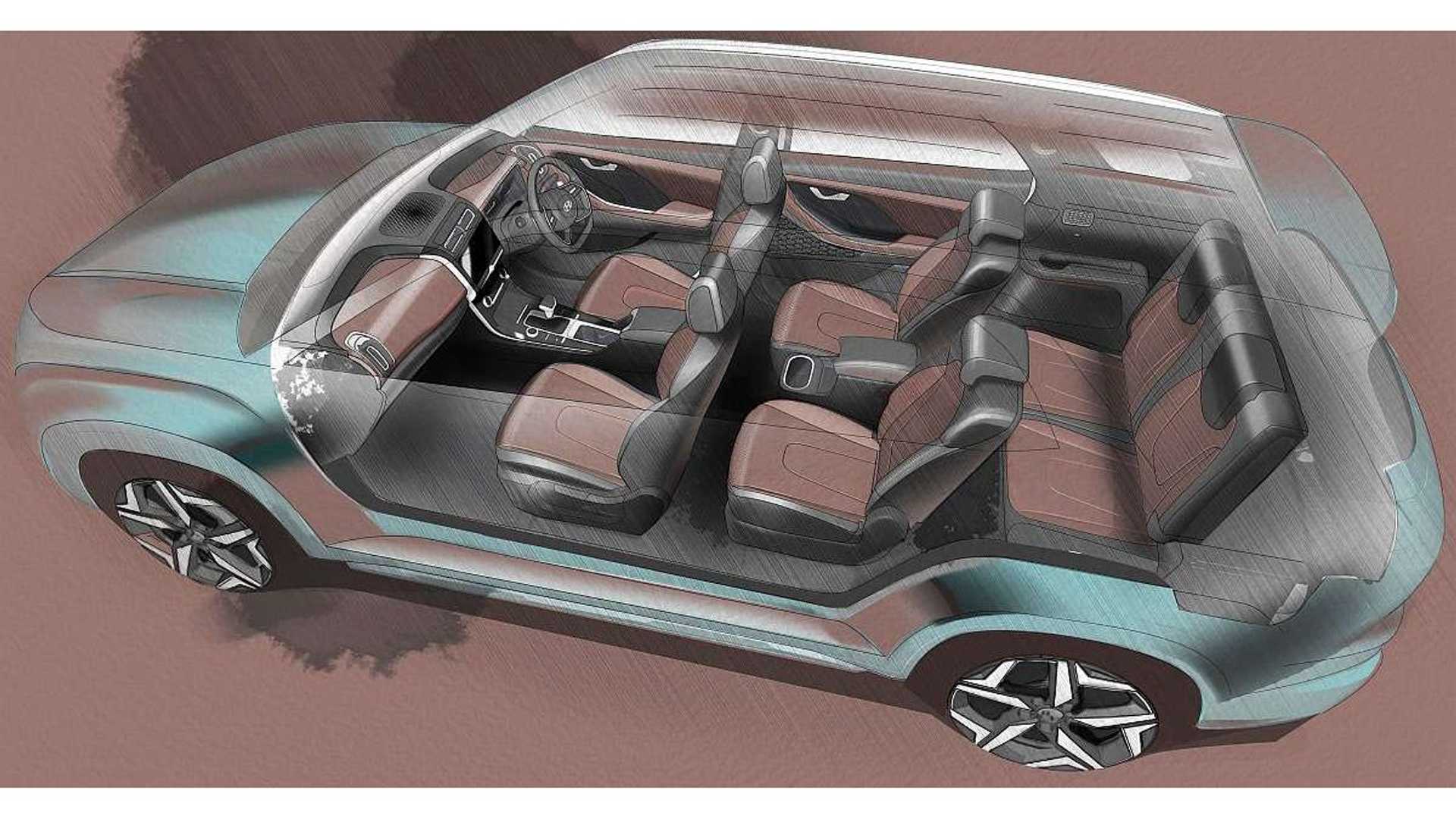 Hé lộ thiết kế của Hyundai Alcazar khả năng sẽ khuynh đảo thị trường ô tô phân khúc SUV 7 chỗ 4 Hé lộ thiết kế của Hyundai Alcazar khả năng sẽ khuynh đảo thị trường ô tô phân khúc SUV 7 chỗ 4