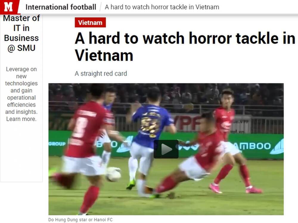 V.League tiếp tục để lại ấn tượng không tốt với truyền thông nước ngoài 3 V.League tiếp tục để lại ấn tượng không tốt với truyền thông nước ngoài 3
